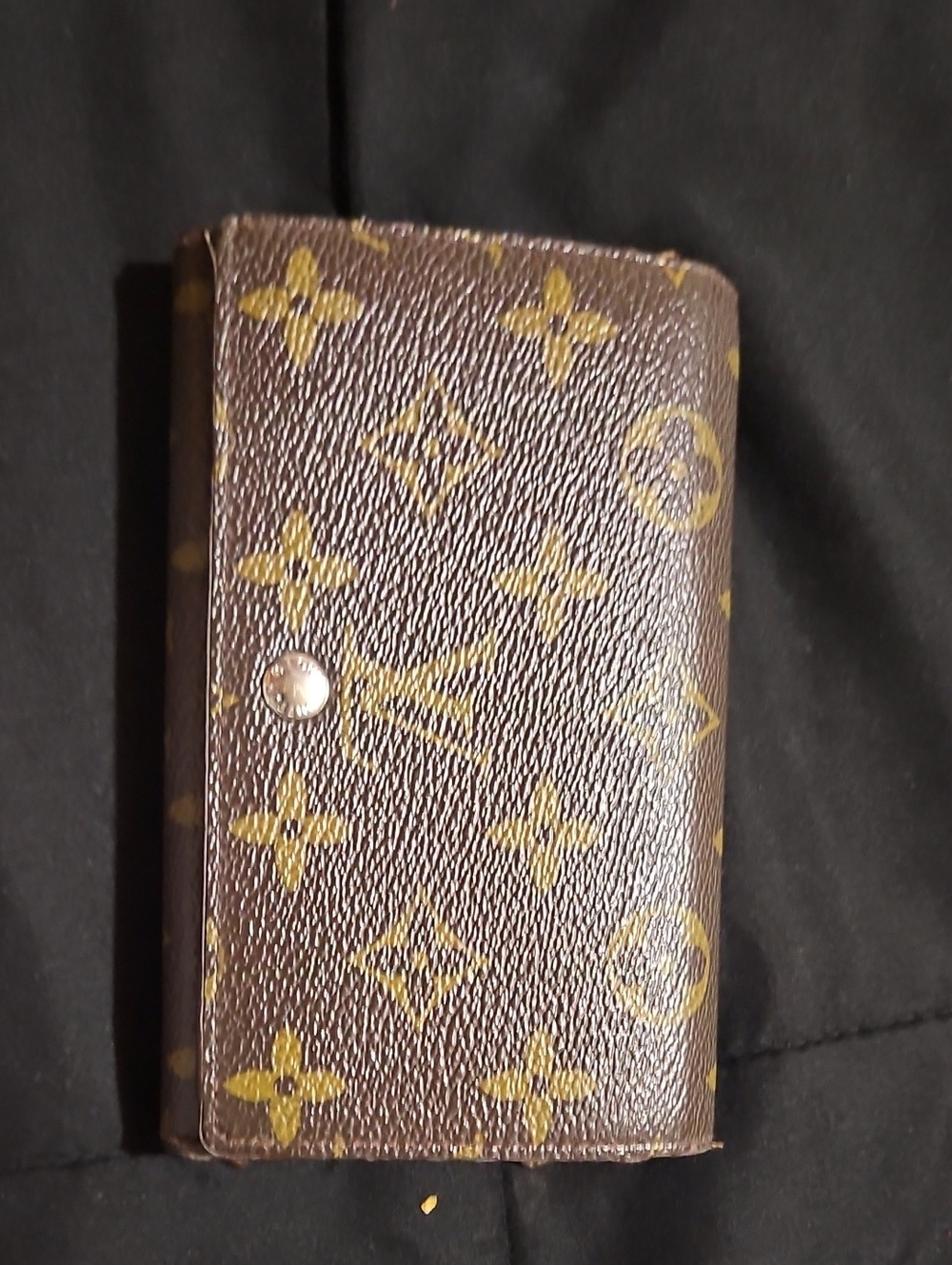 Louis Vuitton Monogram Folding Key Holder Wallet - Brown & Gold